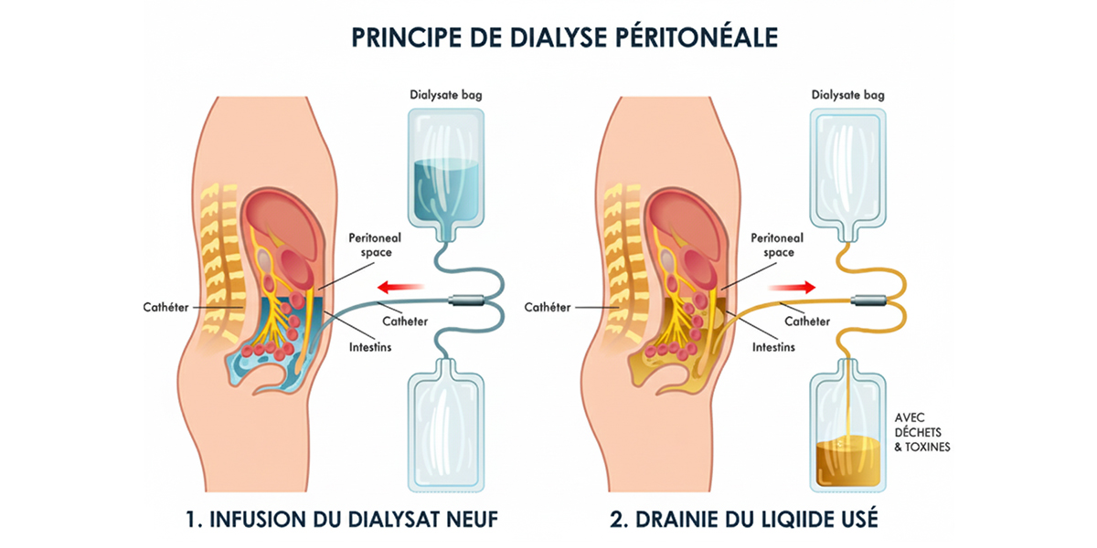 Dialyse péritonéale technique